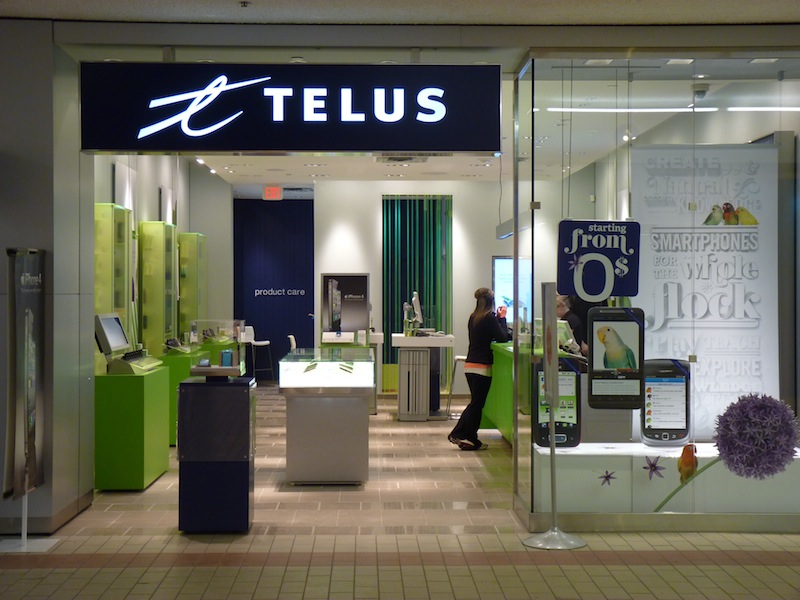 telus mobility toll free number canada