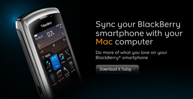 Blackberry Desktop Manager 2.0 para Mac Disponible para el público