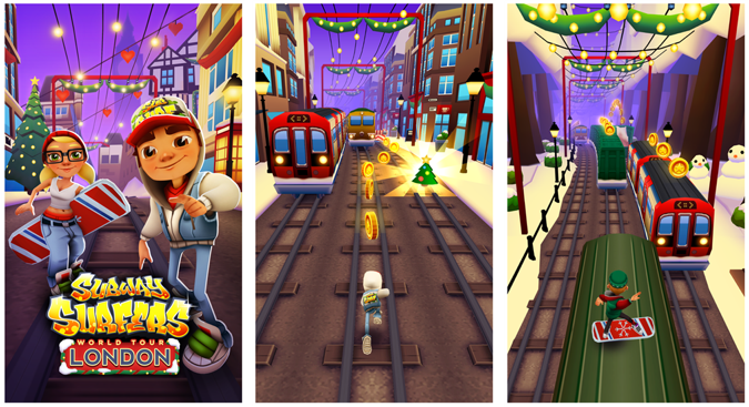 Subway sufers is one of the best games you can get kn you apple device