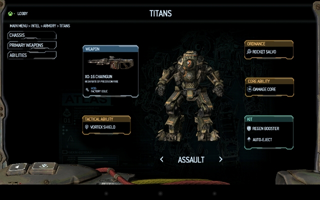 Titanfall companion app for Android