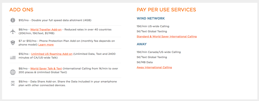 Wind Mobile Share Add-on