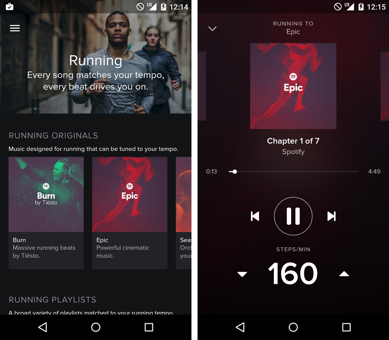 Spotify Running Android