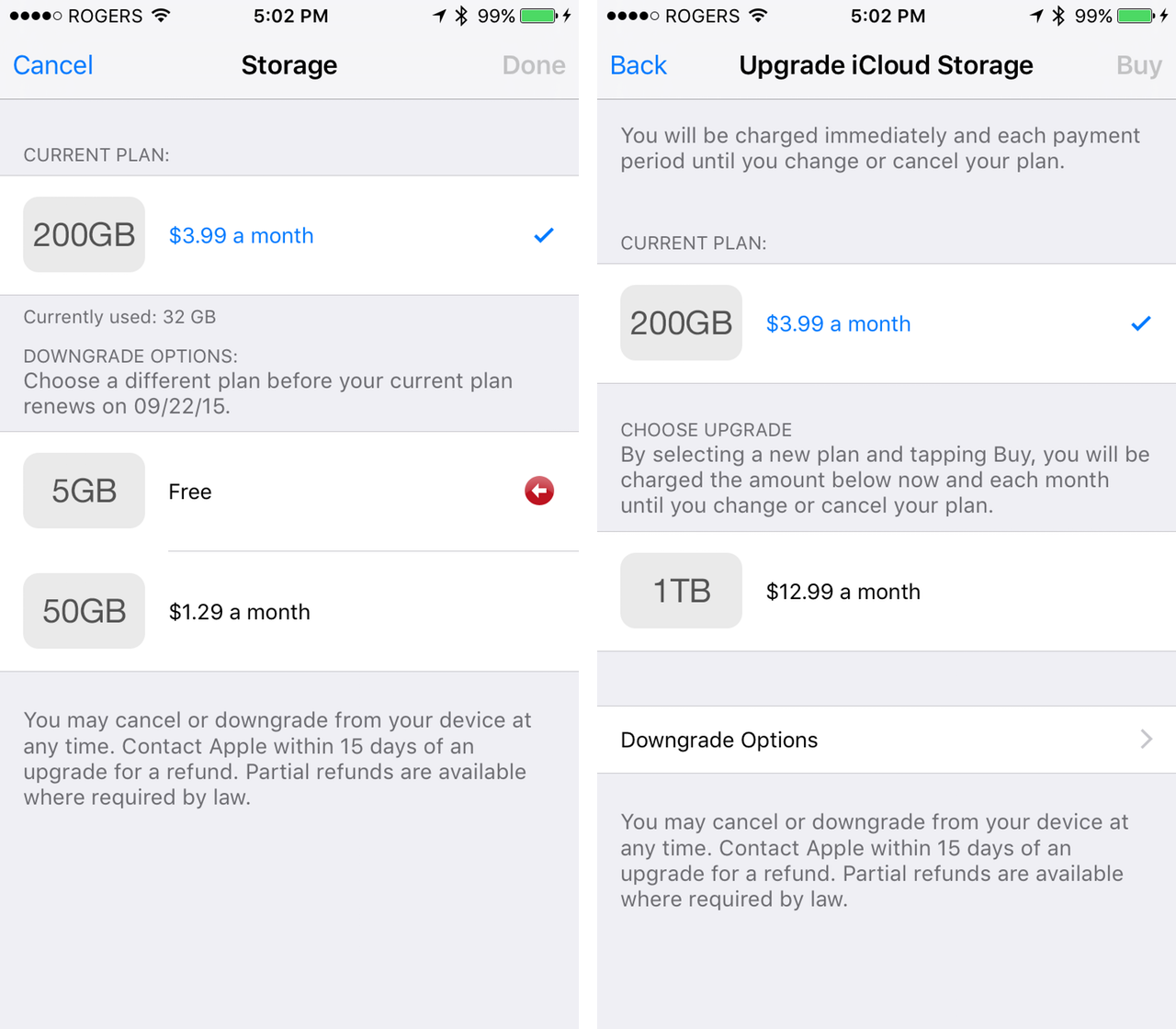 how much is icloud storage plans