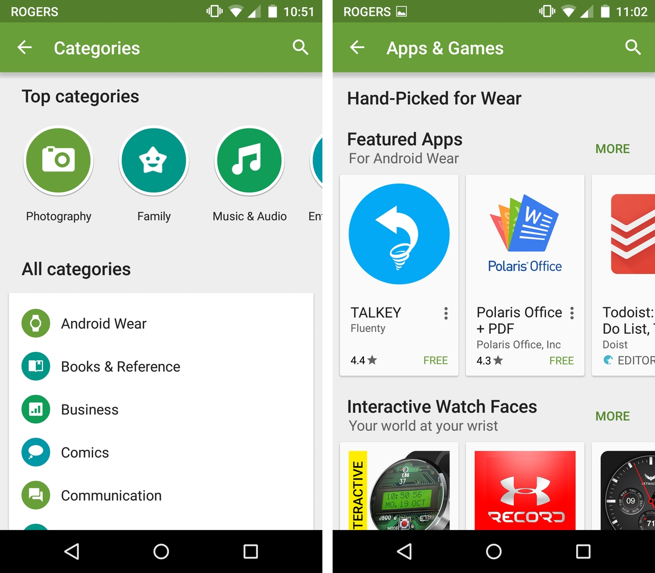 Google Play Redesign