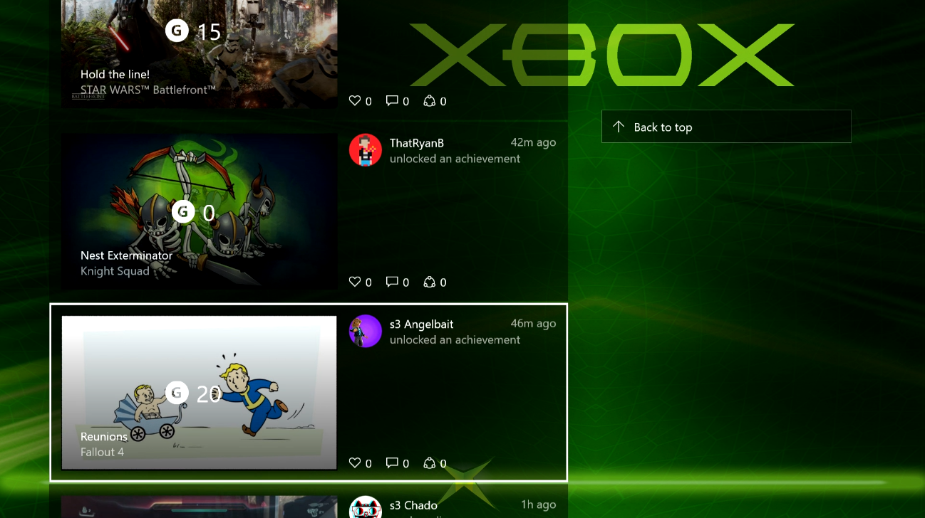 Xbox One OS 4