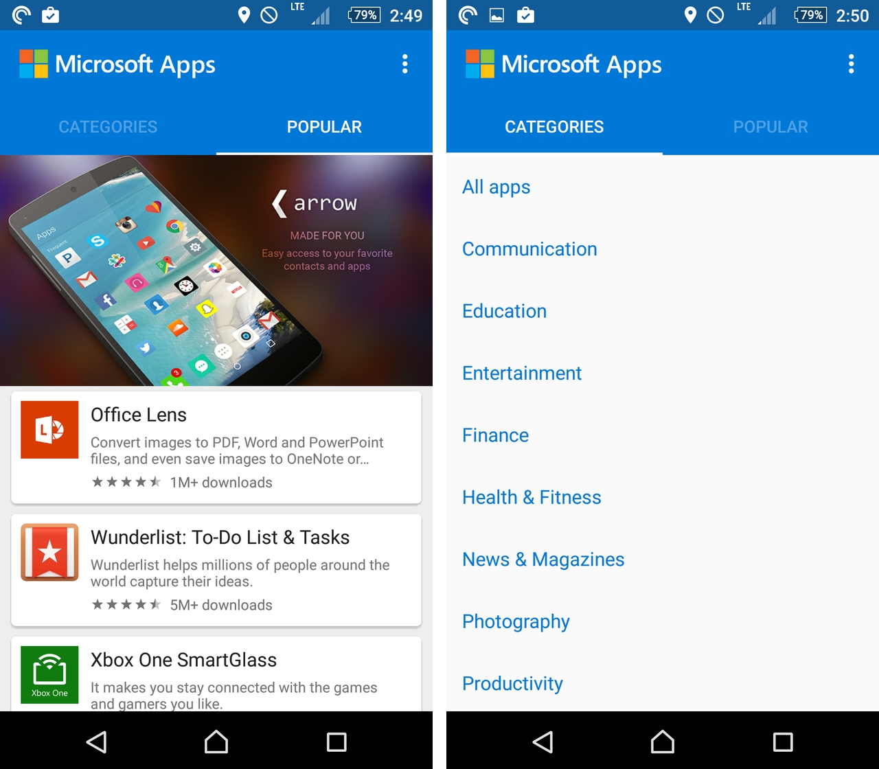 Microsoft now has its own Android app portal - MobileSyrup