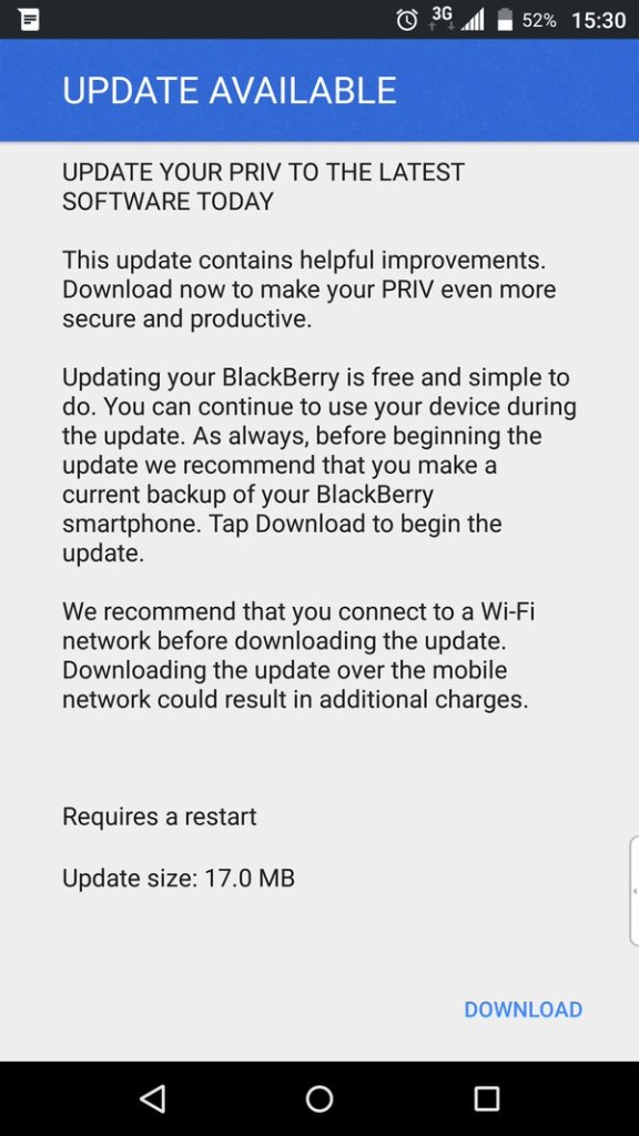 BlackBerry Security Update