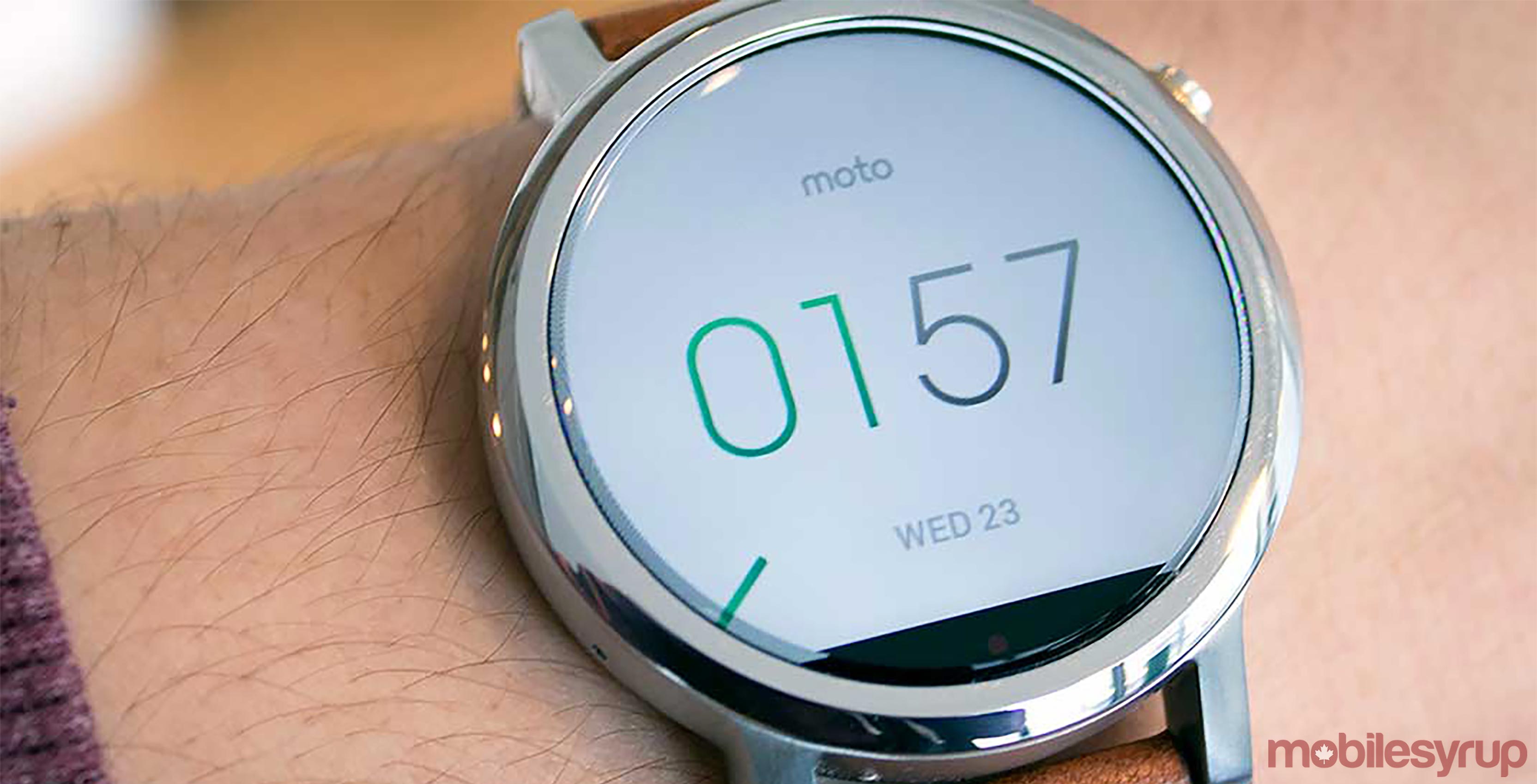 Moto 360 second generation smartwatch