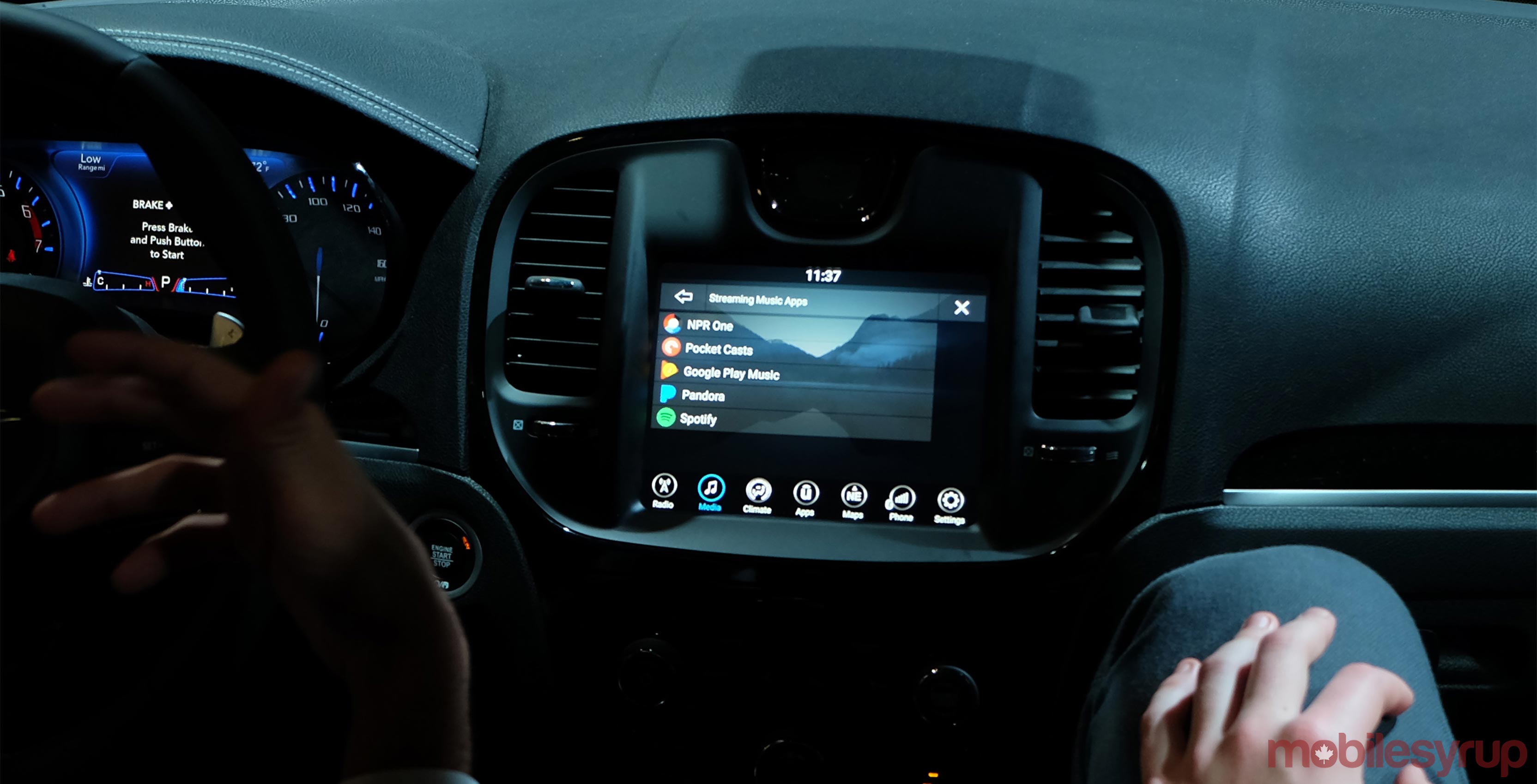A look at Chrysler's Android-based Uconnect infotainment system ...