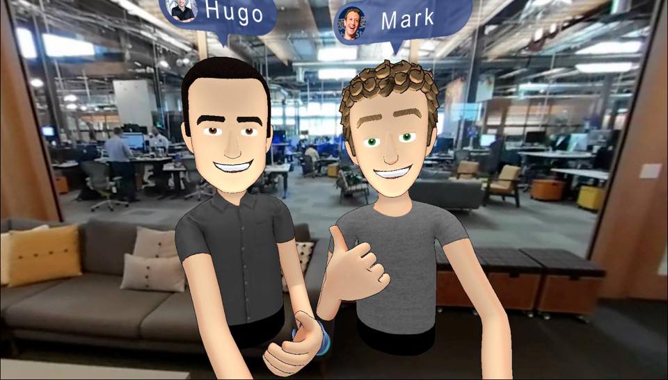 Mark Zuckerberg and Hugo Barra