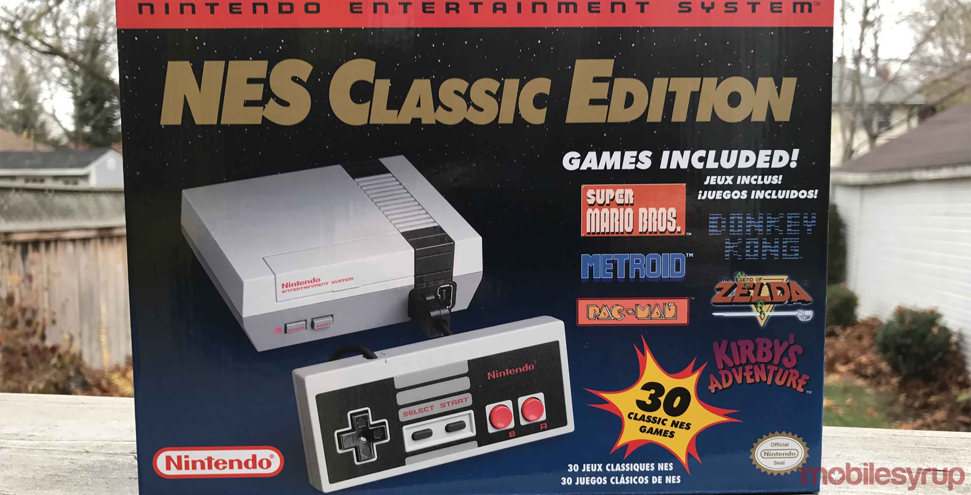 NES Classic box