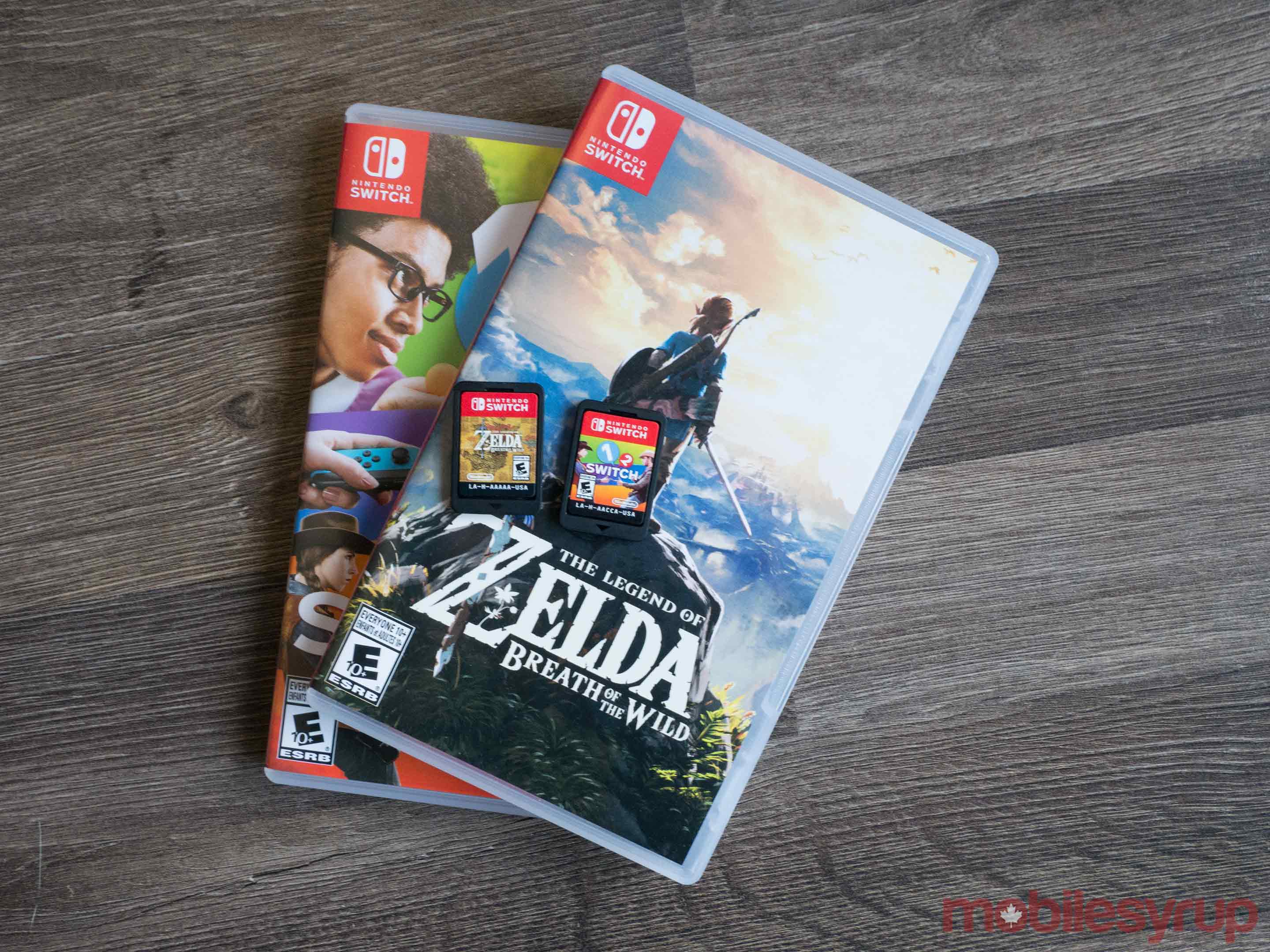 The Legend of Zelda Breath of the Wild and 1-2 Switch