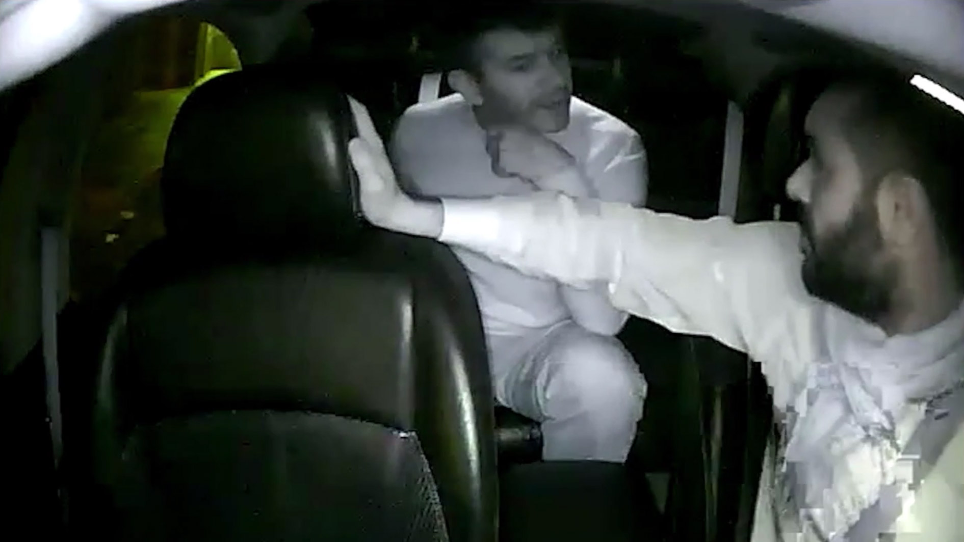 uber ceo kalanick arguing with driver in grainy dashboard cam footage