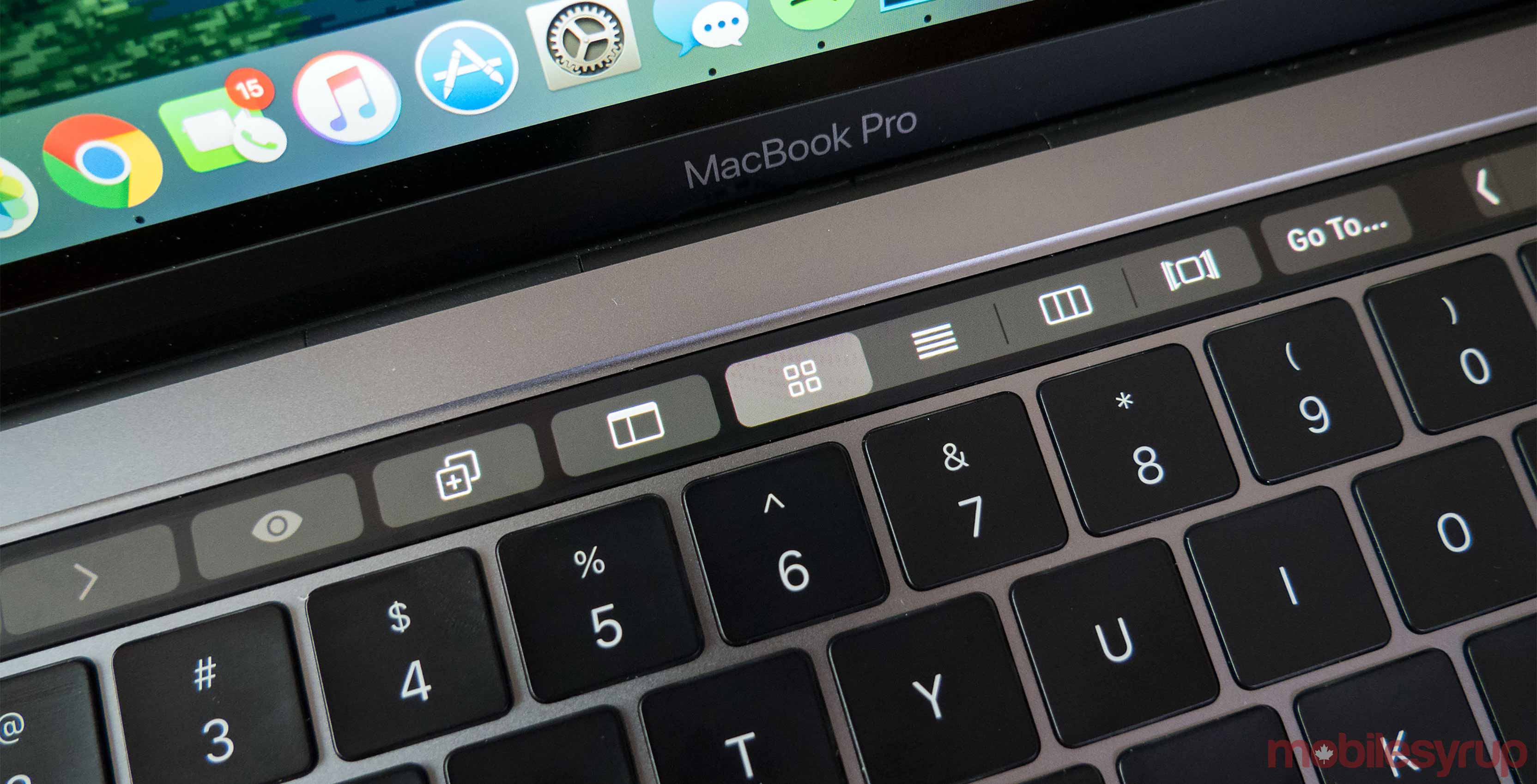 2016 MacBook Pro Touch Bar.