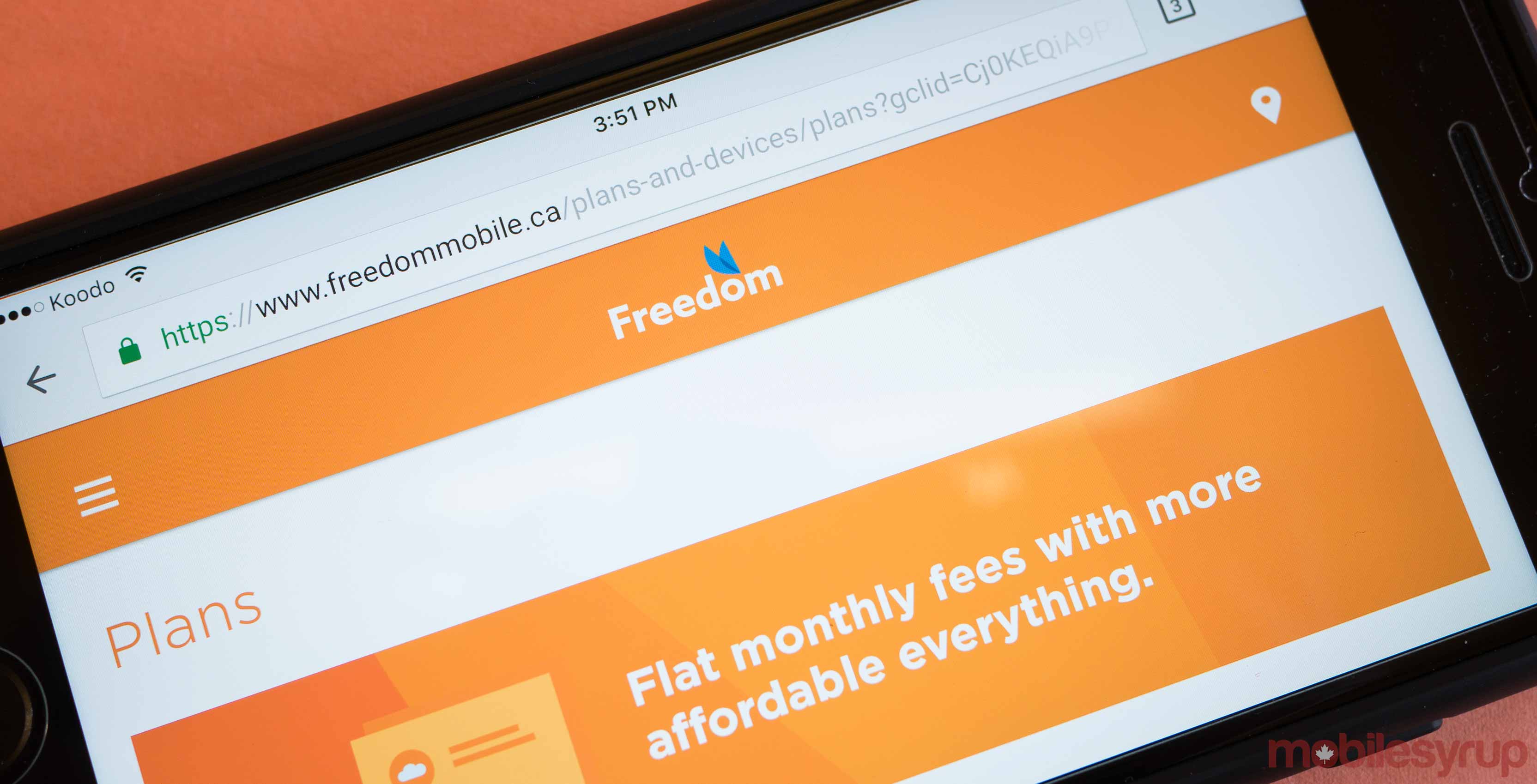 Freedom Mobile lte network