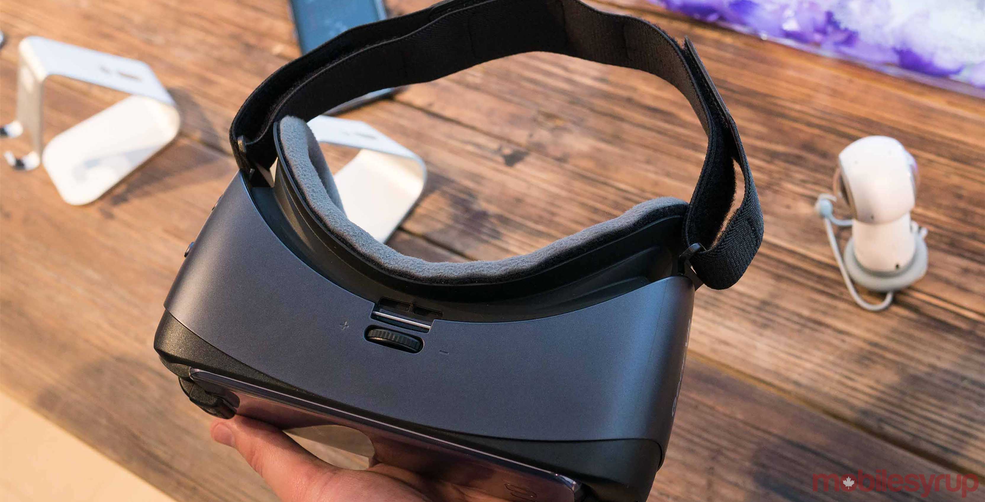 Gear VR in hand