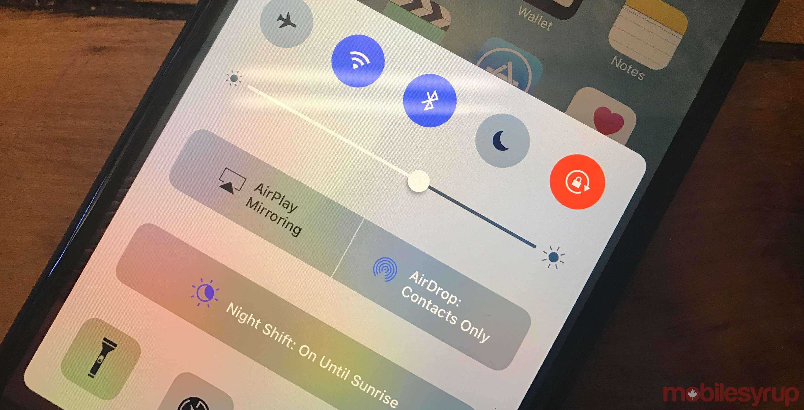 Night Shift on iOS