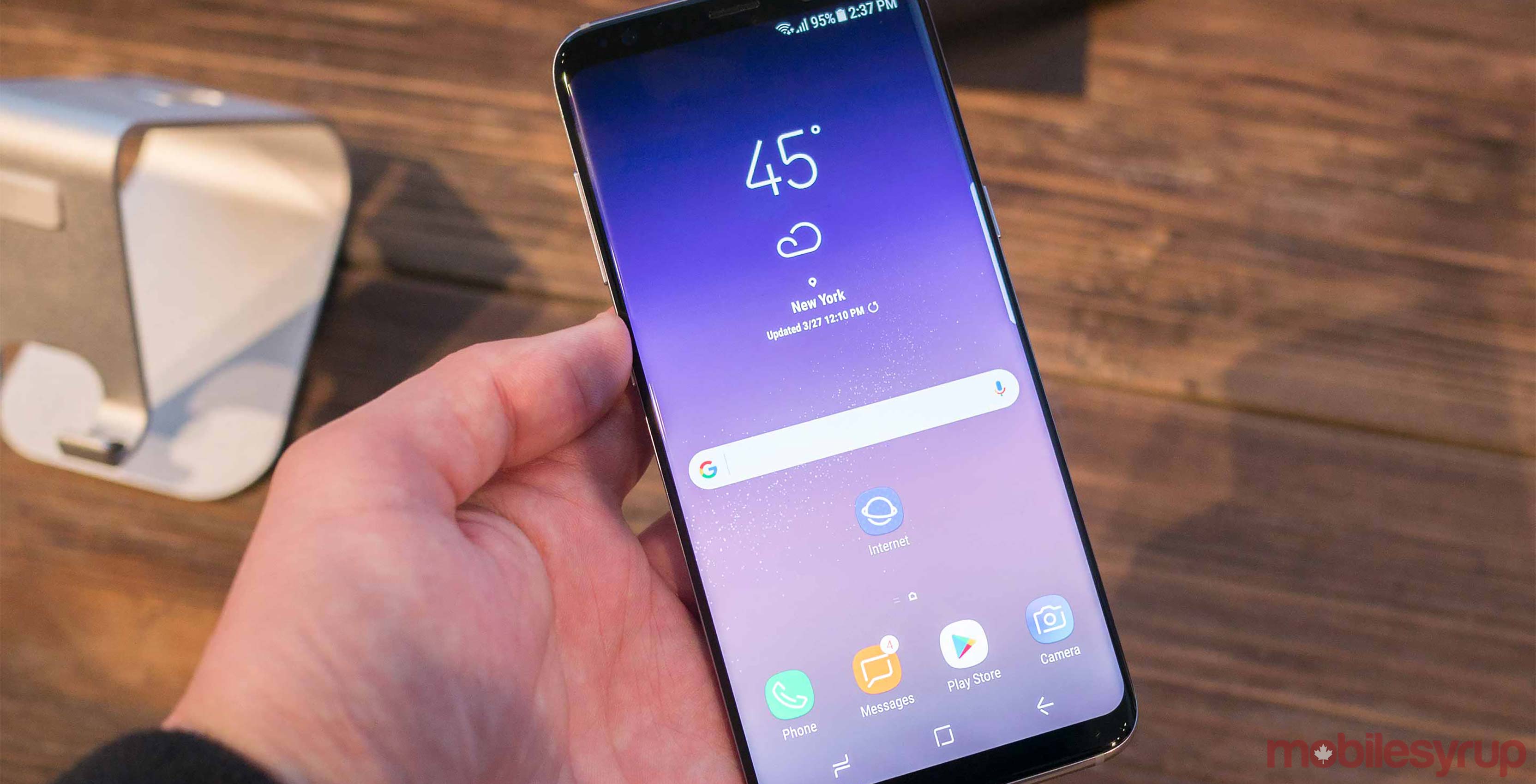 The S8's facial recognition feature can be bypassed with a photo