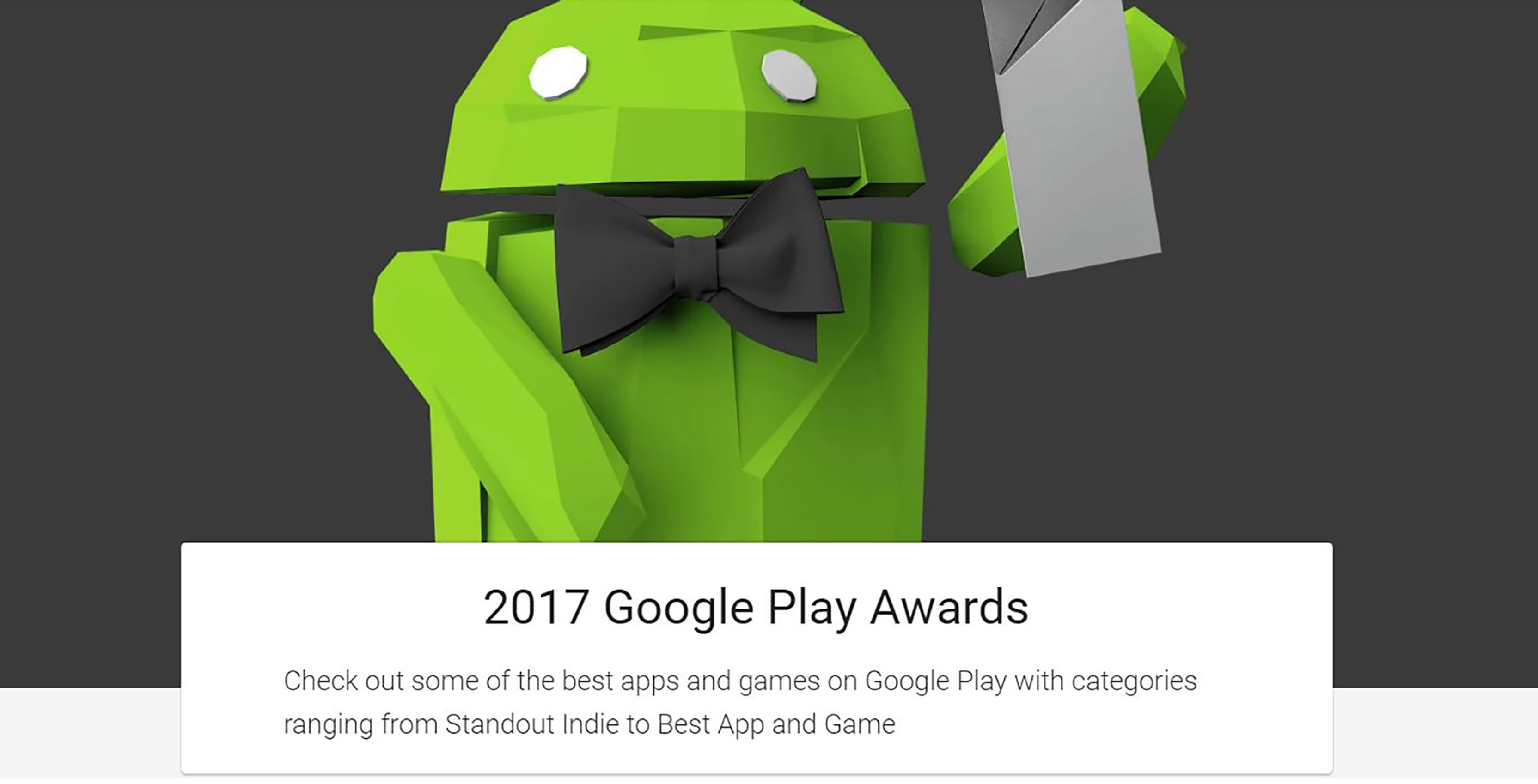 2017 Google Play Award
