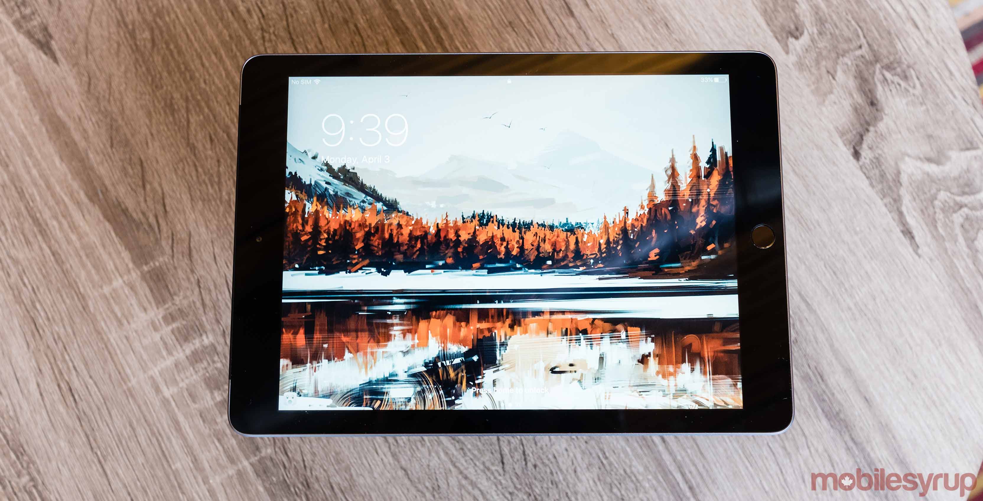 Front of 2017 Apple iPad