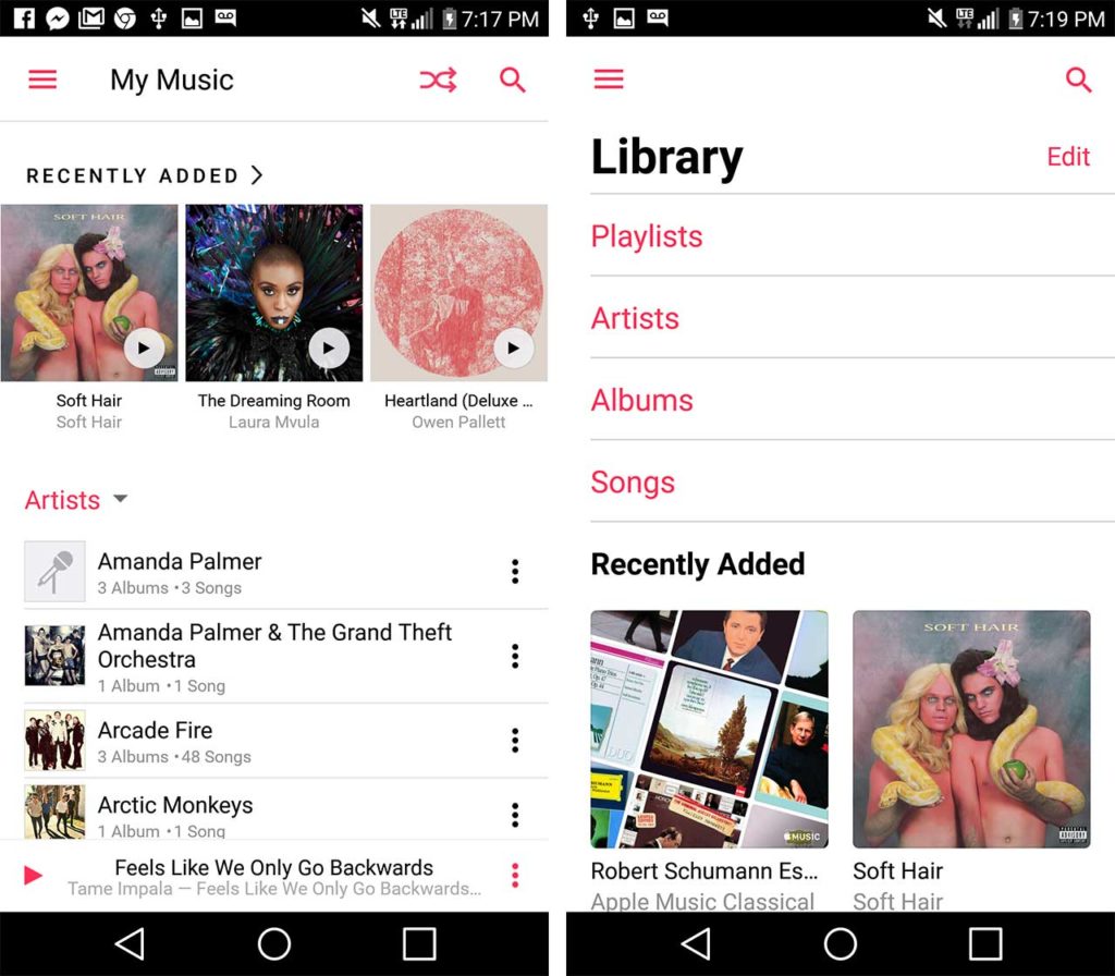 apple music library