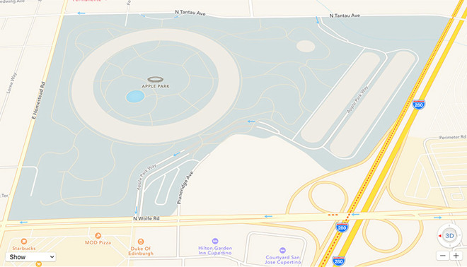 Apple Maps Apple Park