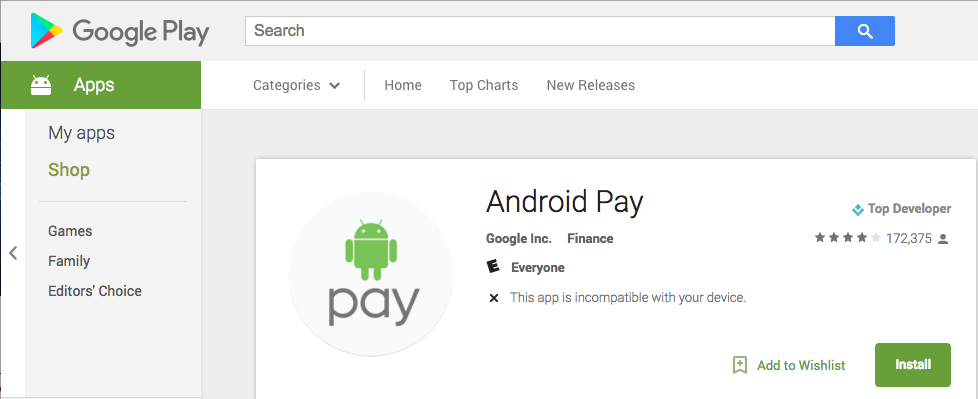 Android-Pay-Google-Play-Store-Incompatibility