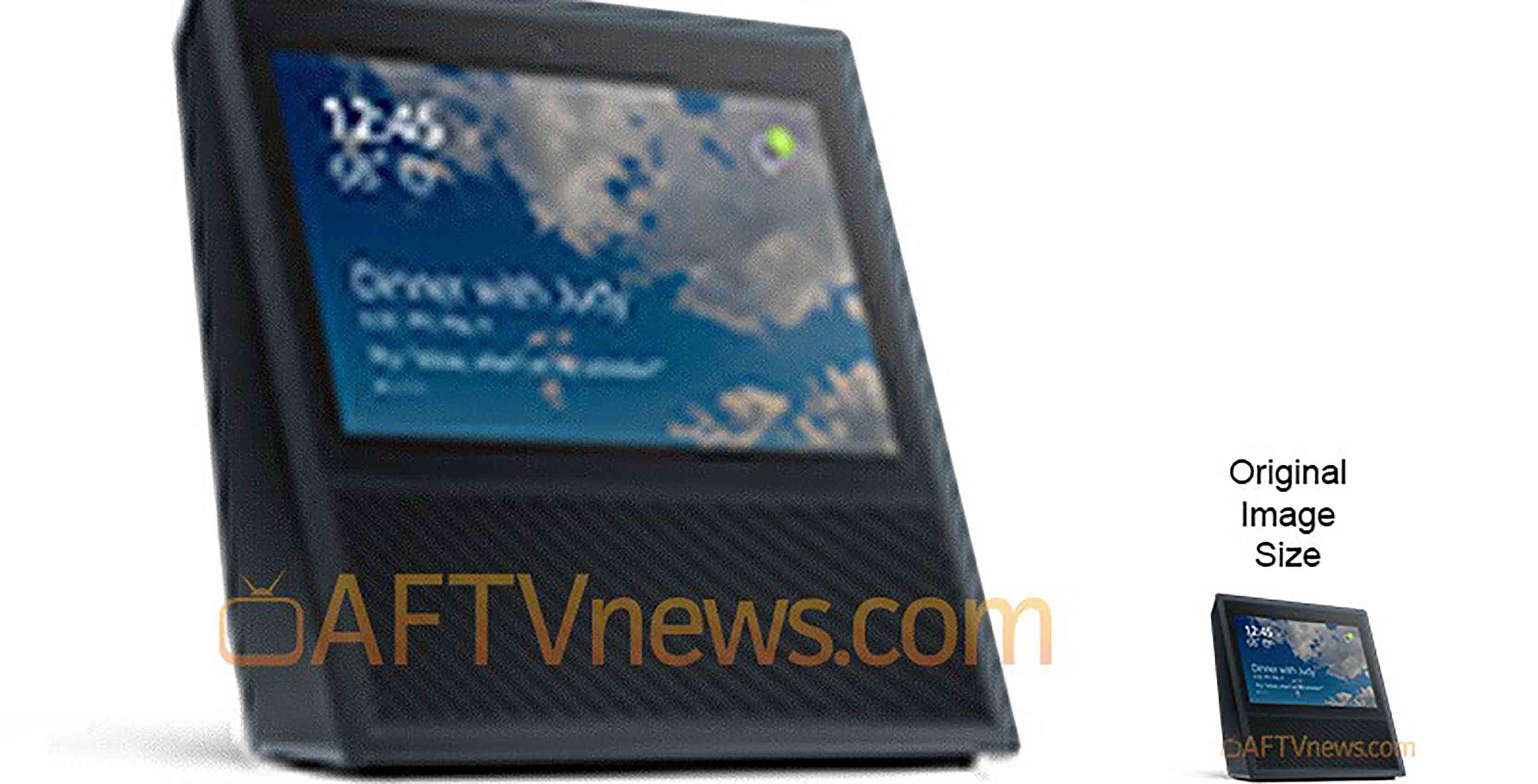 Leaked look at Amazon Echo with touchscreen from Aftvnews