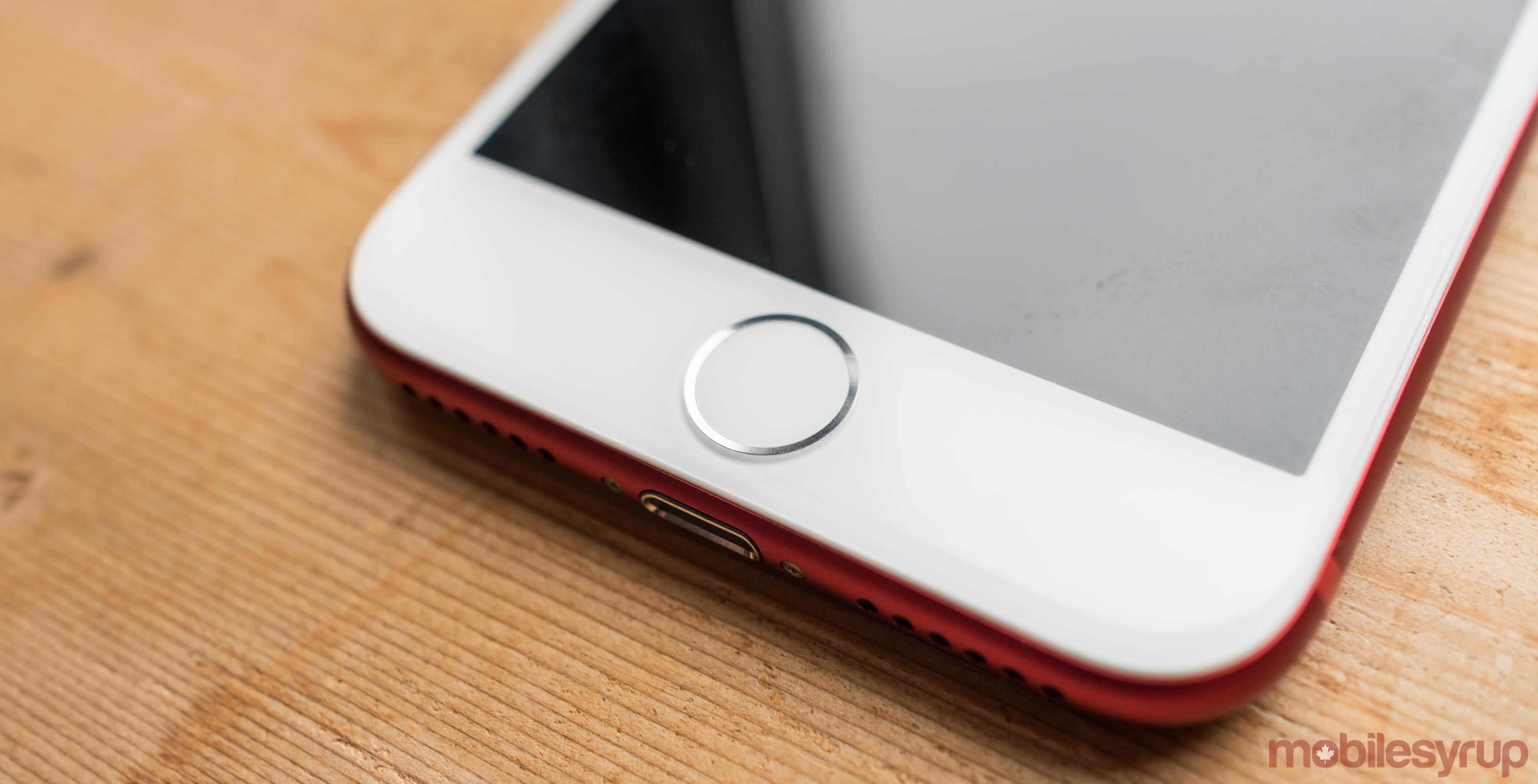 the iPhone 7's fingerprint sensor