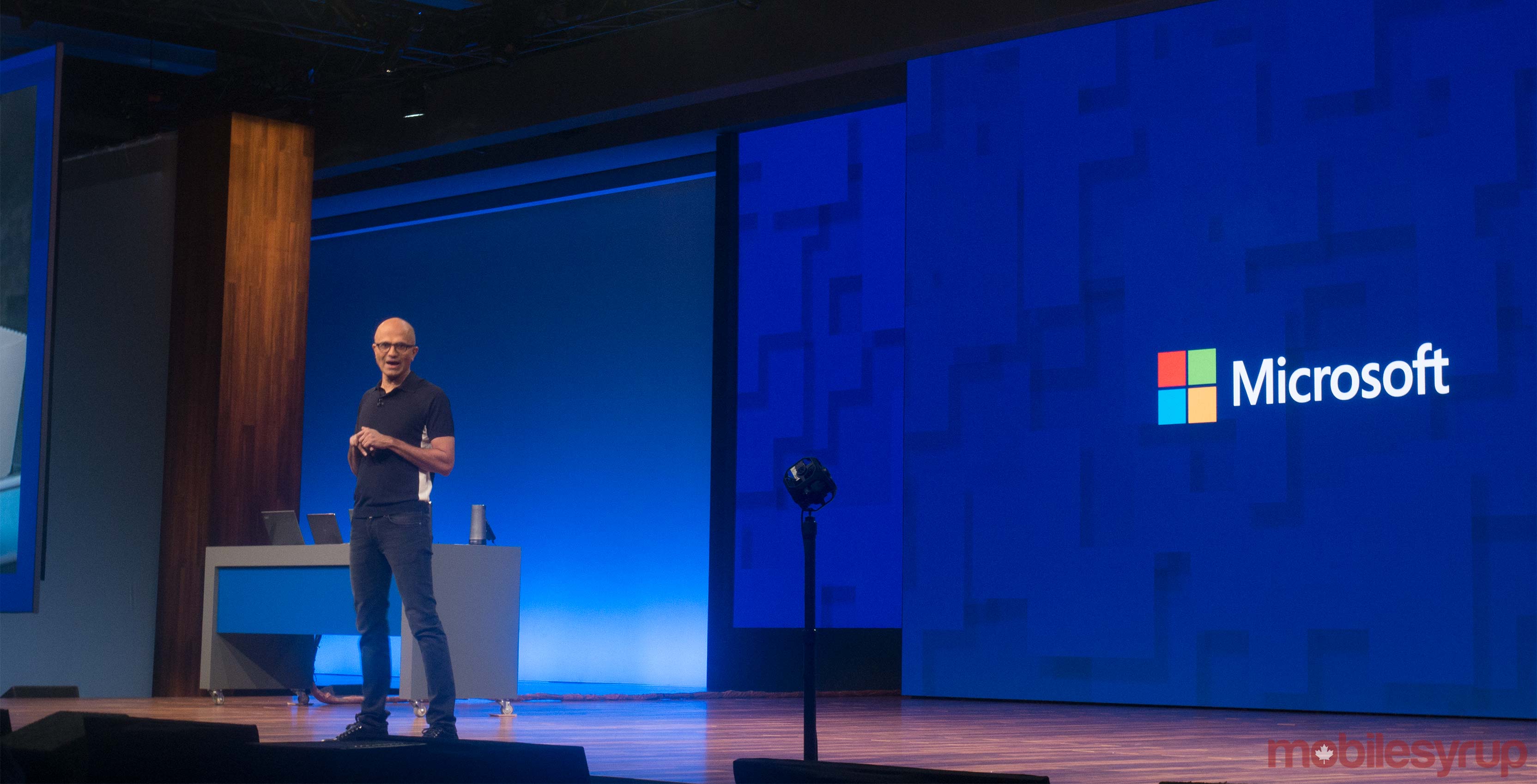 Satya Nadella at Microsoft Build