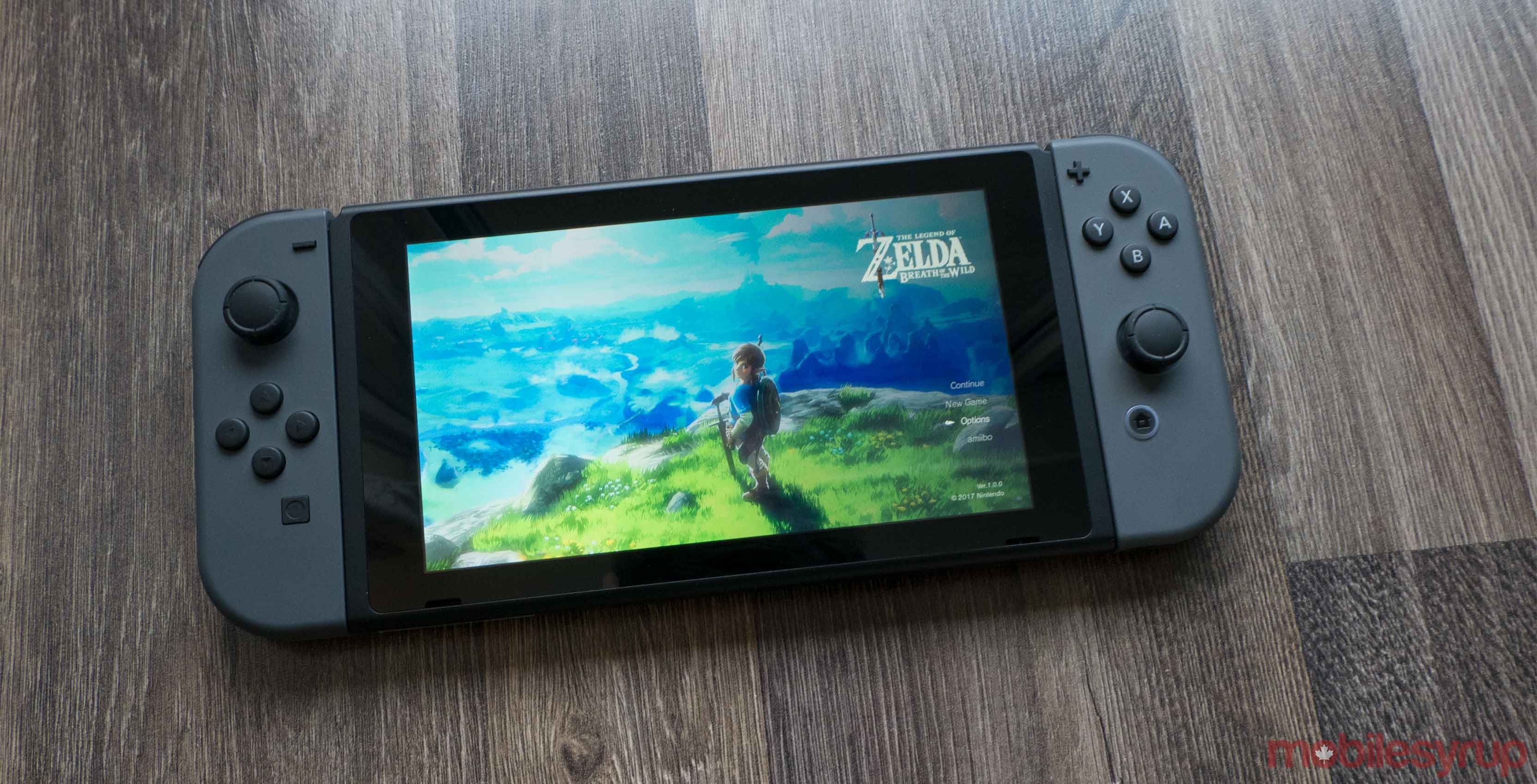 Nintendo Switch with Zelda