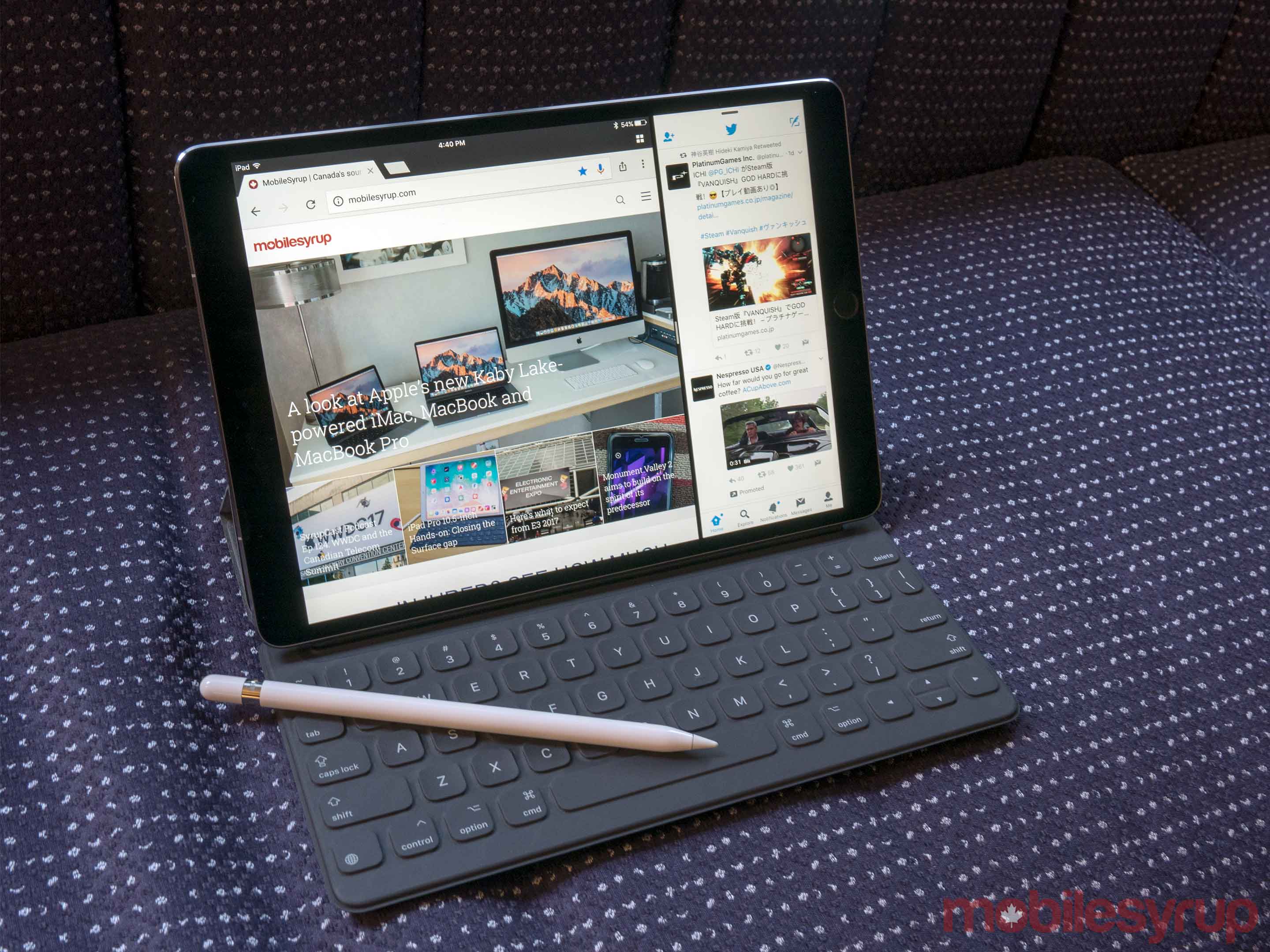 10.5-inch iPad with Pencil