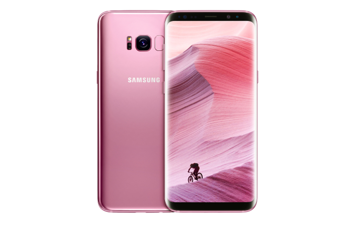 Galaxy S8+ in Rose Pink