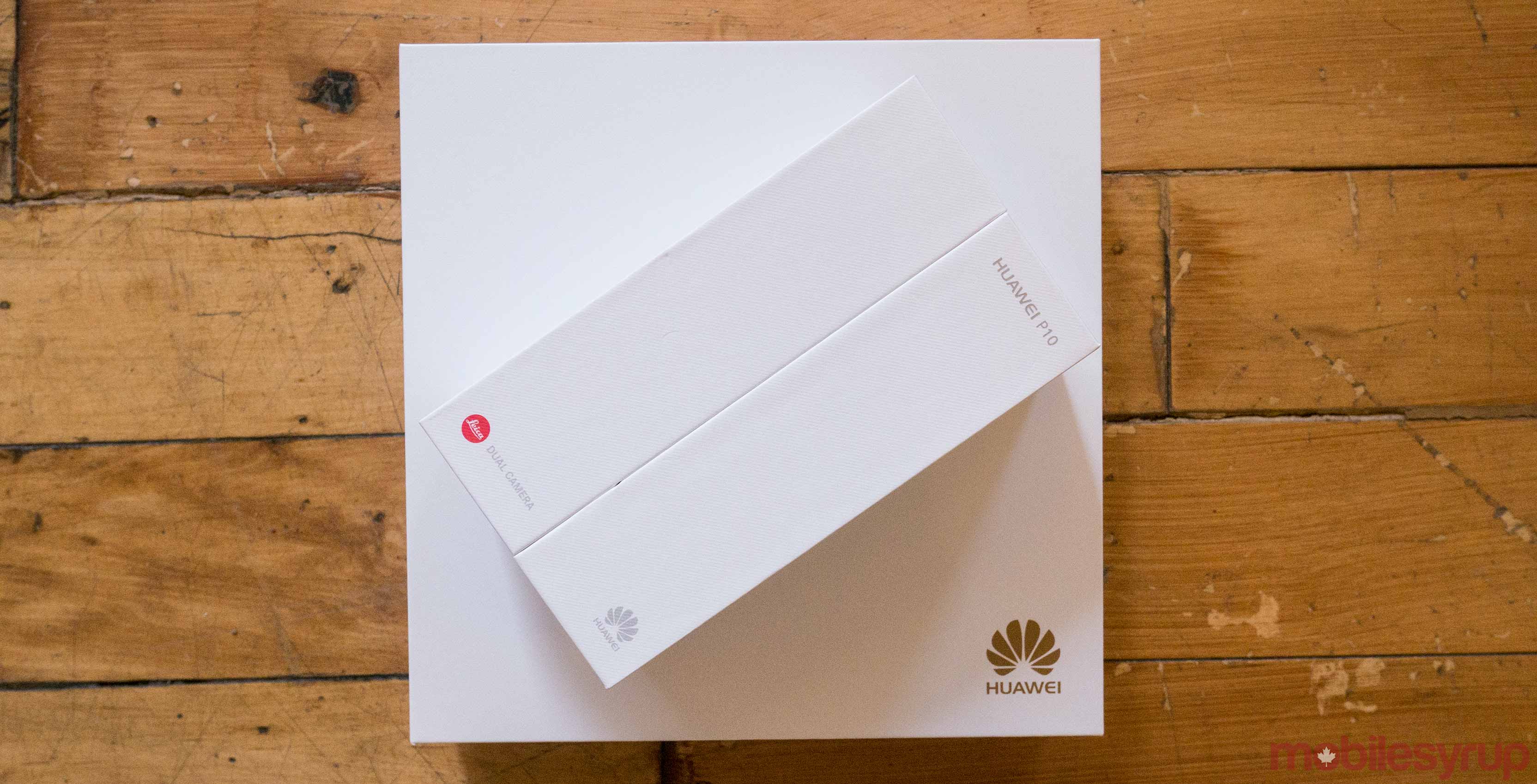 Huawei P10 smartphone on table