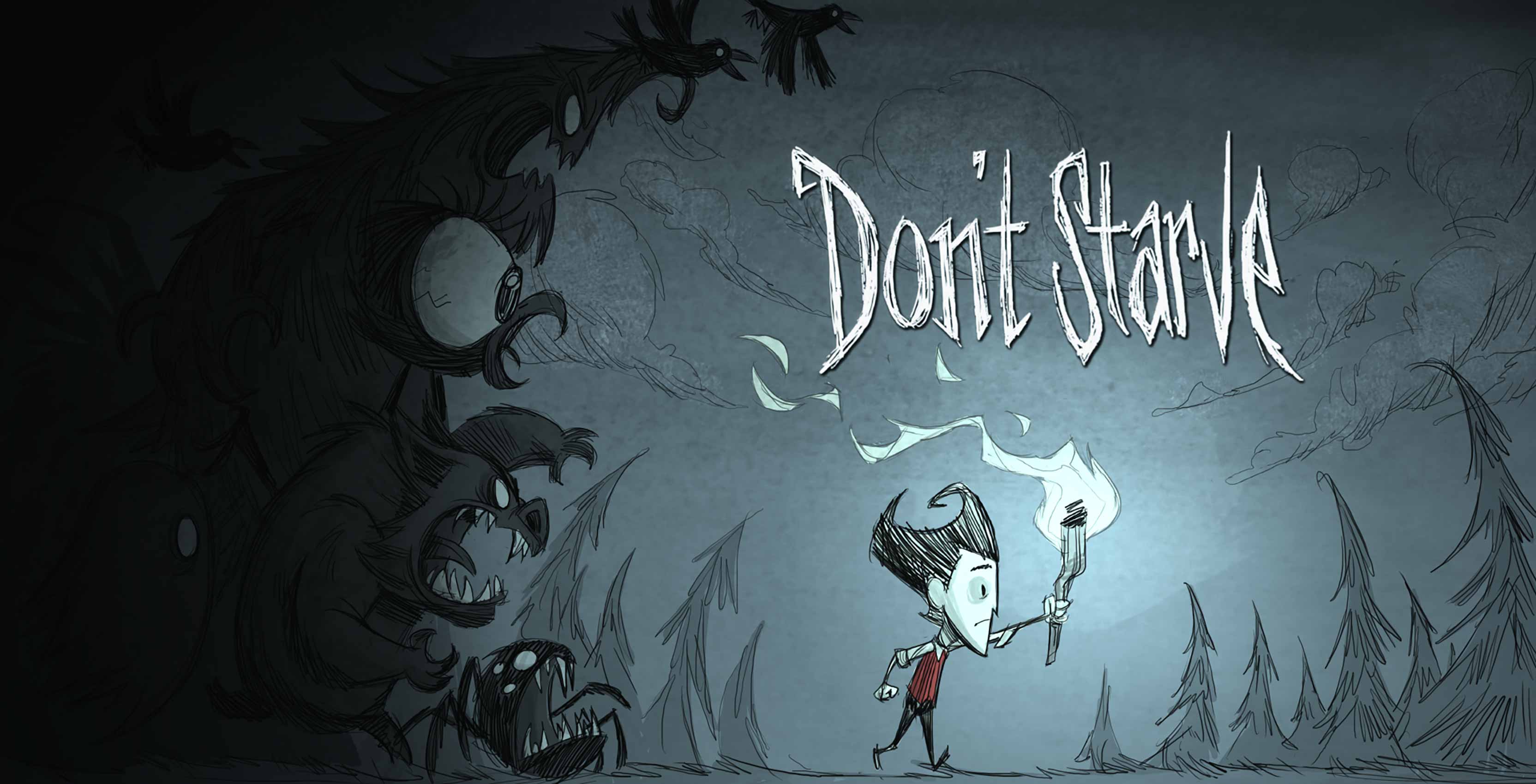 Don't Starve boy with torch