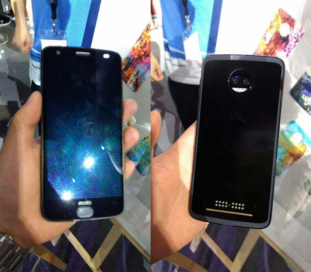 Moto Z2 Force leak front and back 