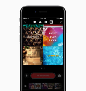 Apple Clips app new posters 