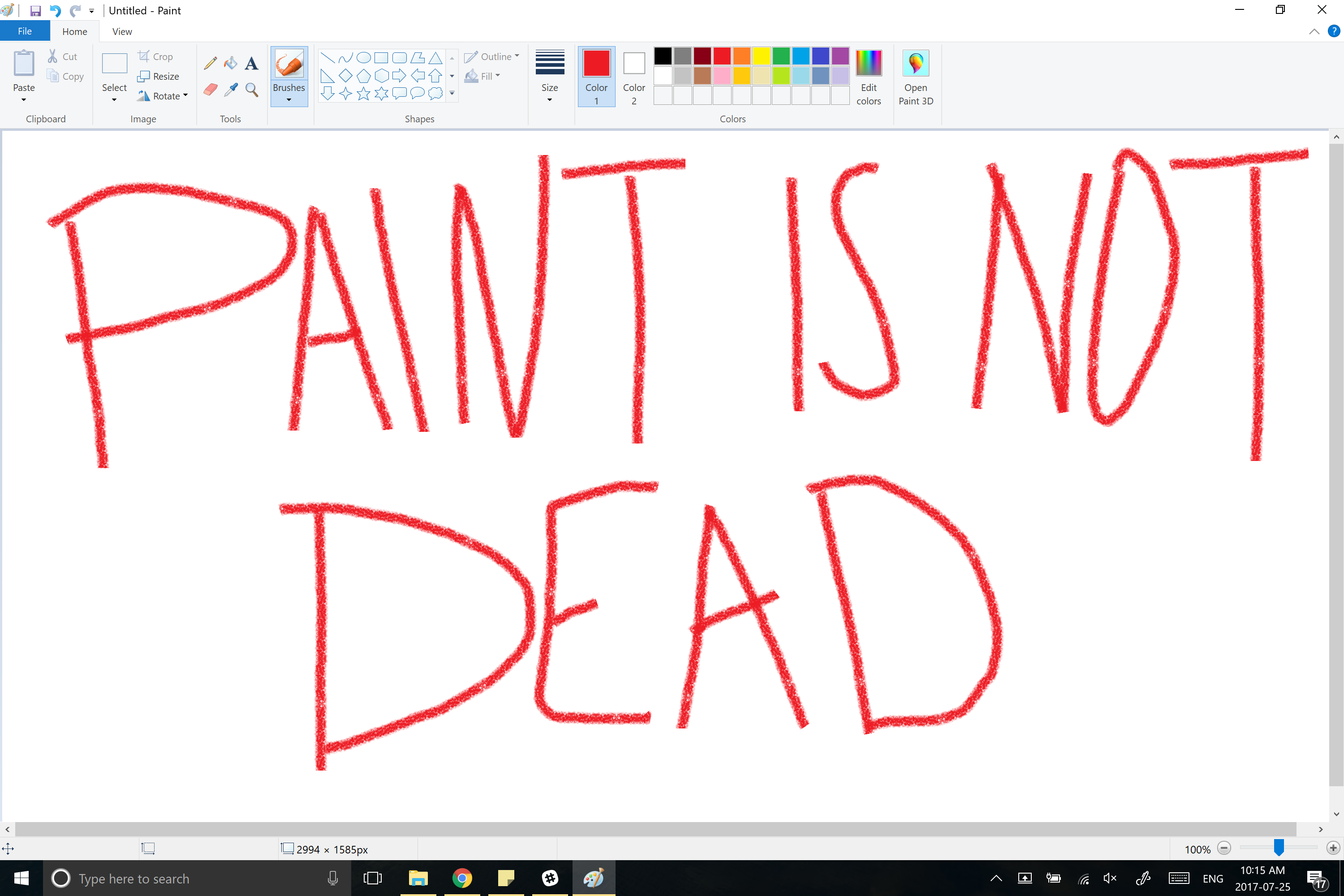 Microsoft says MS Paint is not dead