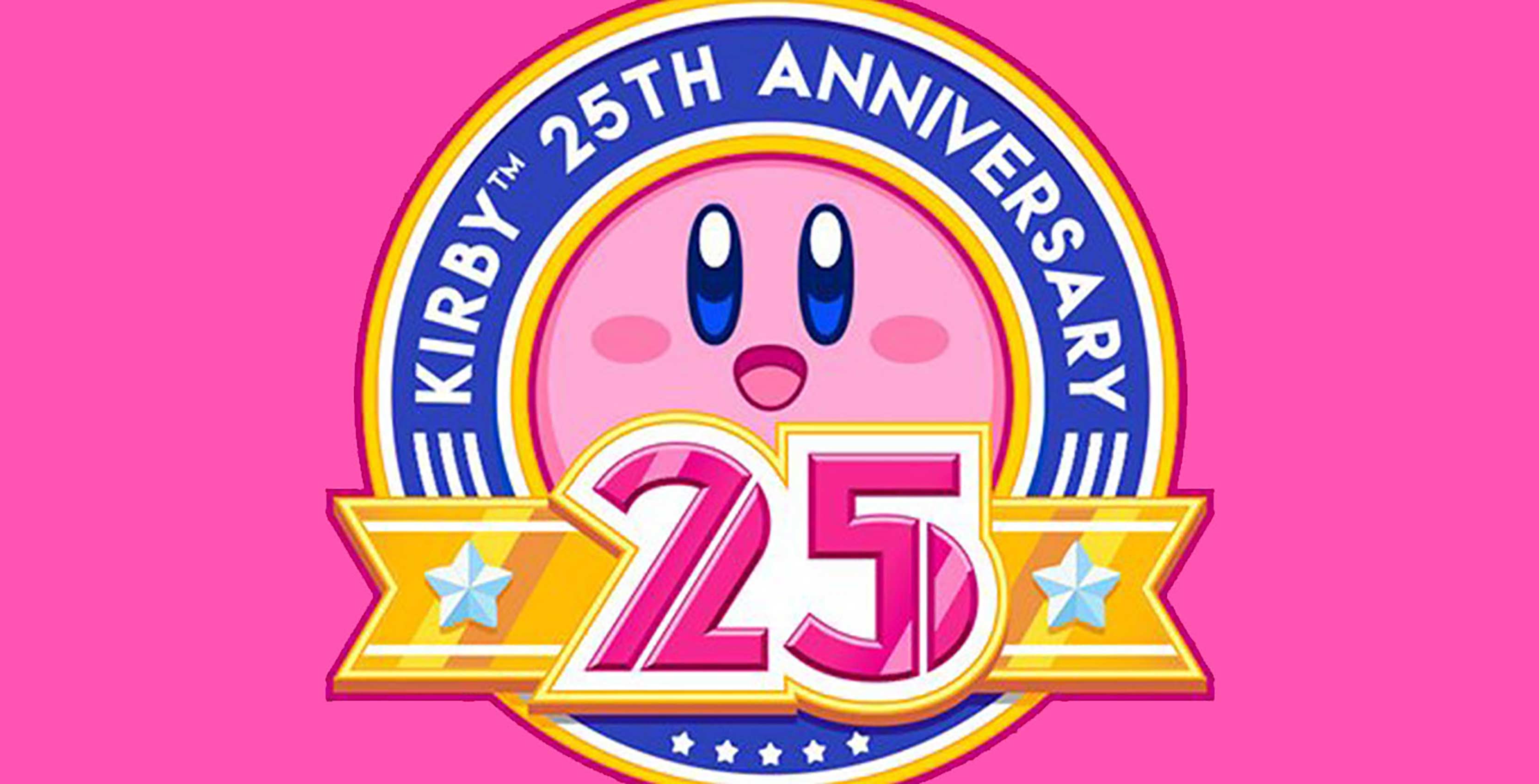 Kirby 25th anniversary banner