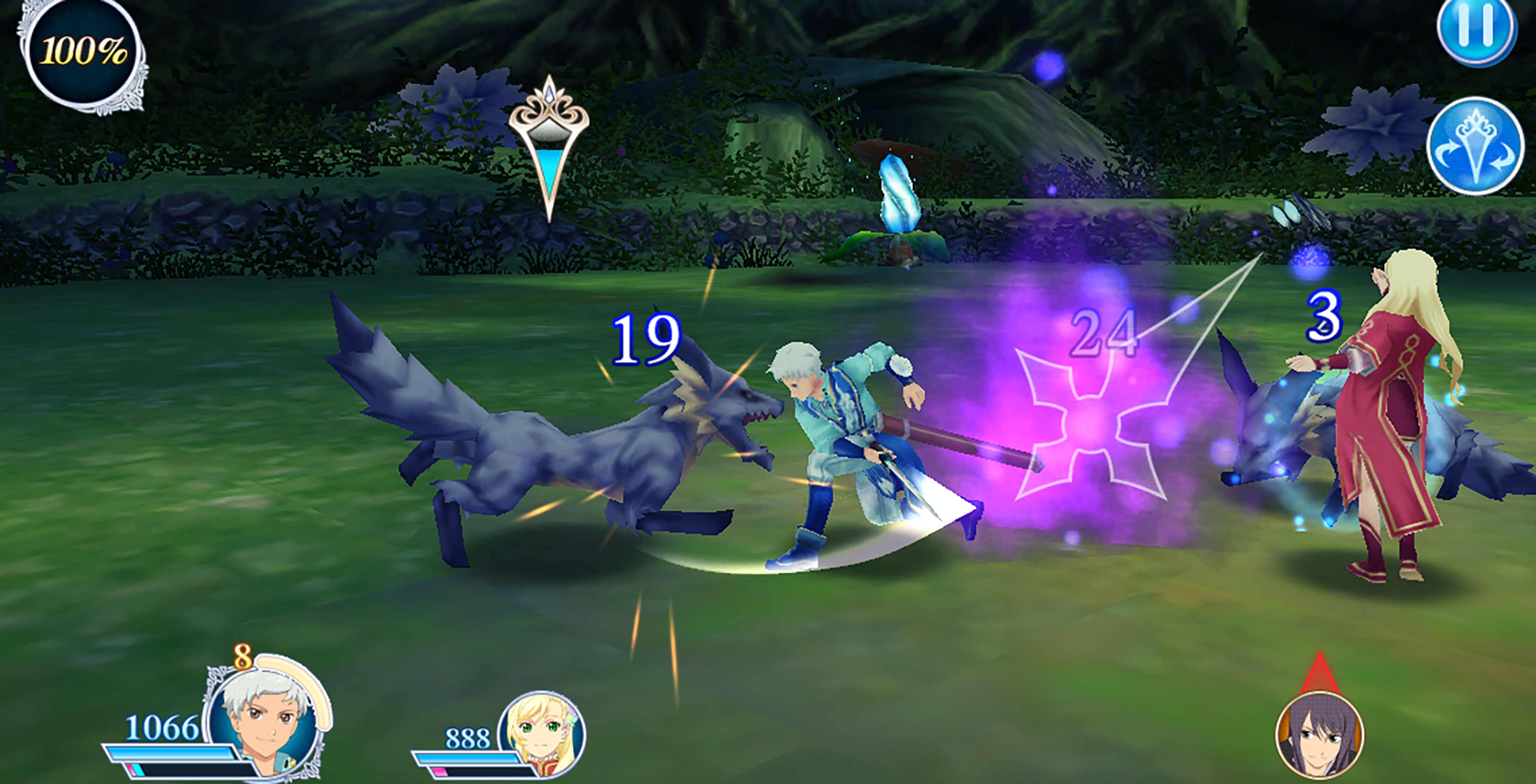Tales of the Rays combat wolves