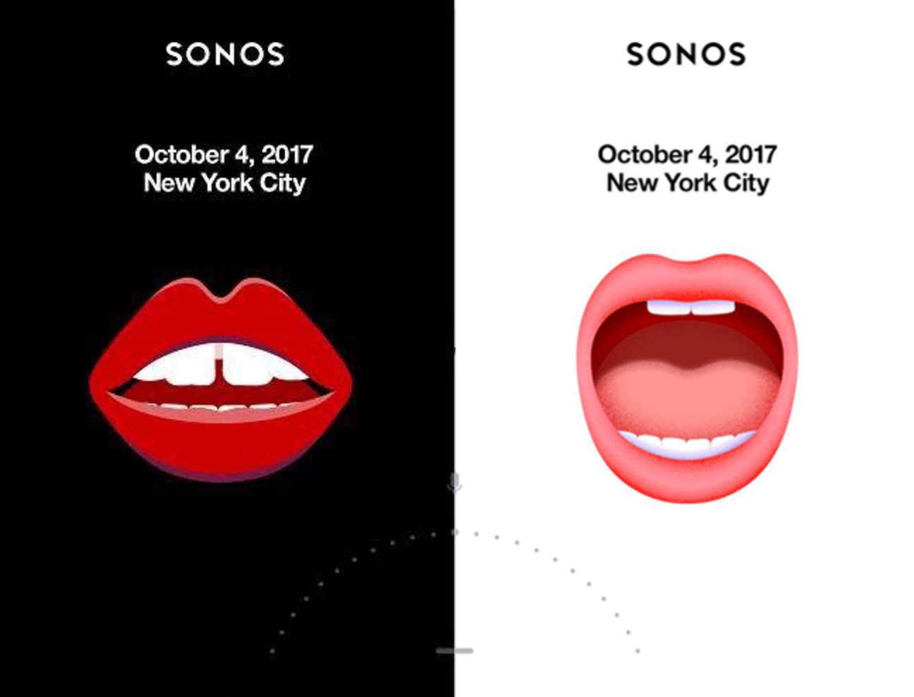 Sonos invite to New York City smart speaker event
