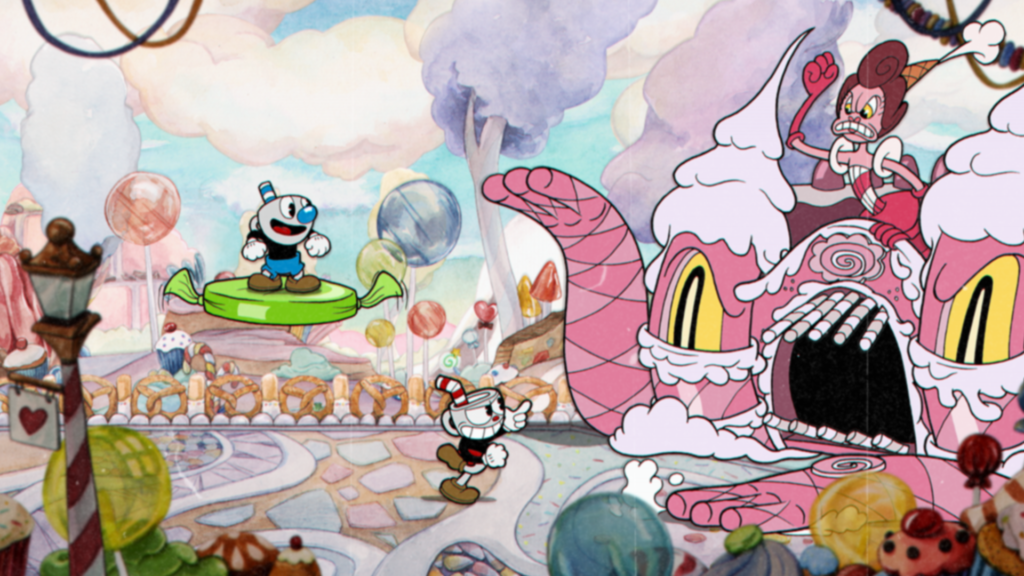 Cuphead two players 