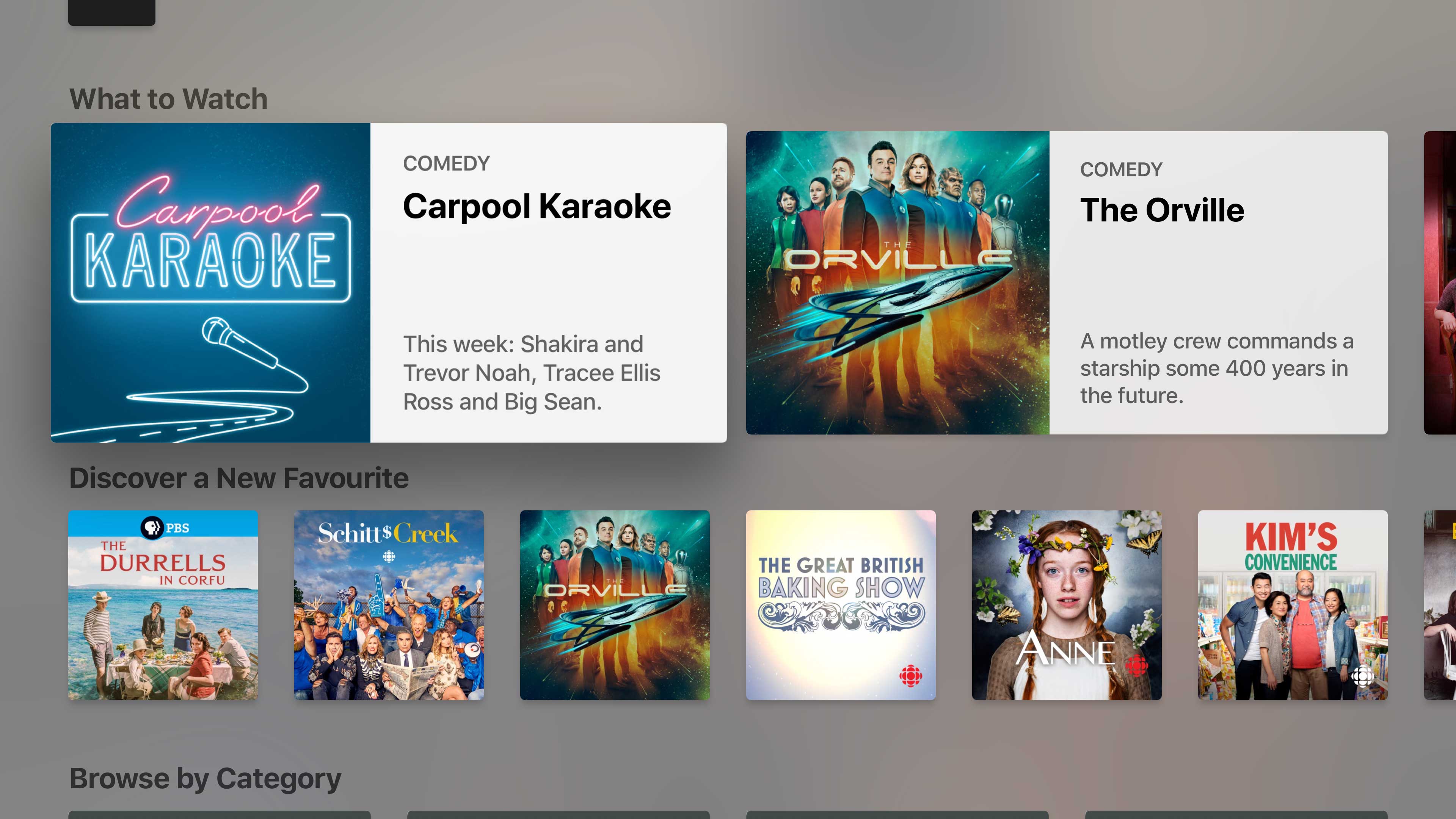Apple TV TV app screenshot