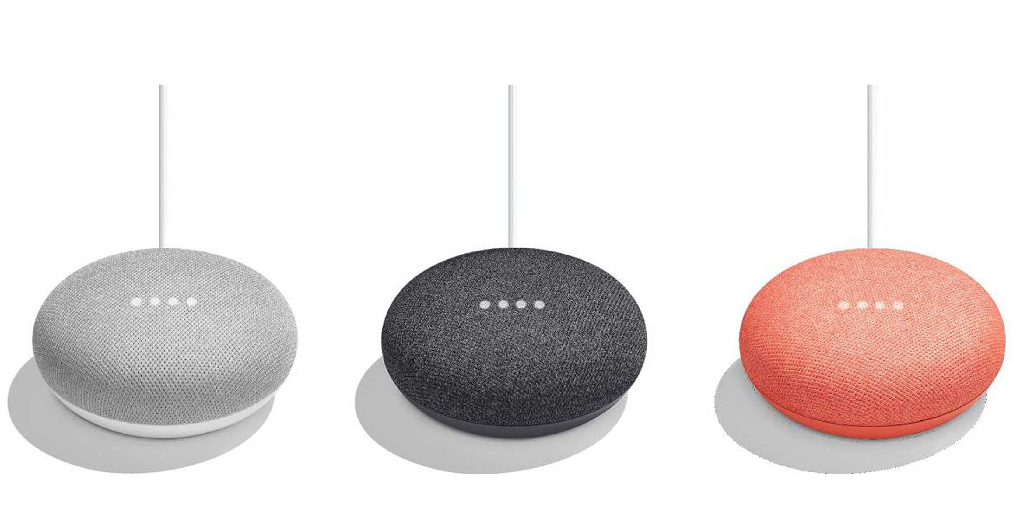 Alleged images of the leaked Google Home Mini