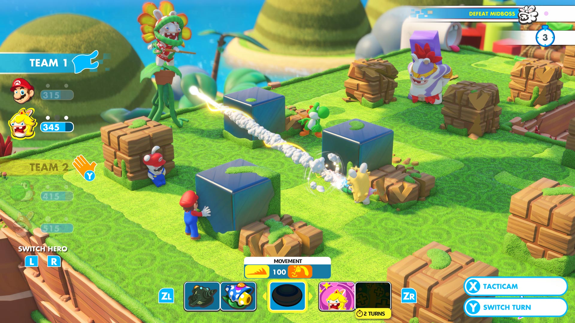 Mario+Rabbids screenshot
