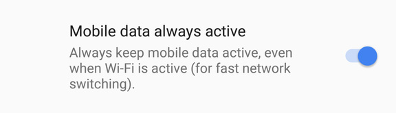 mobile data always on screenshot