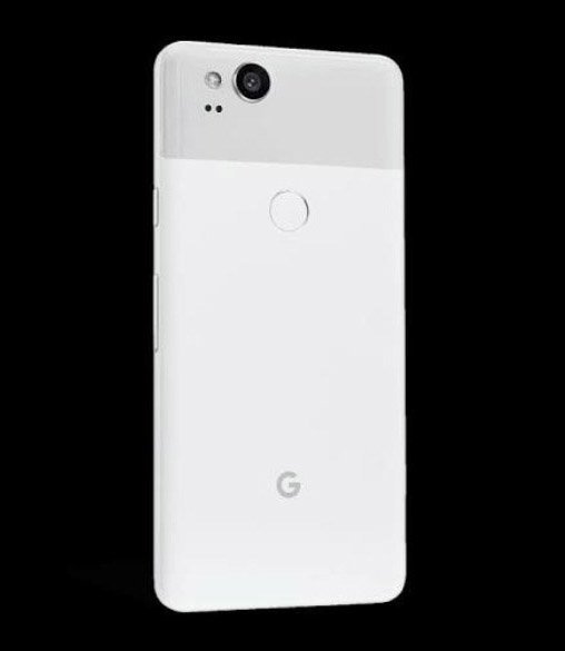 leaked render of Pixel 2 in Clearly White