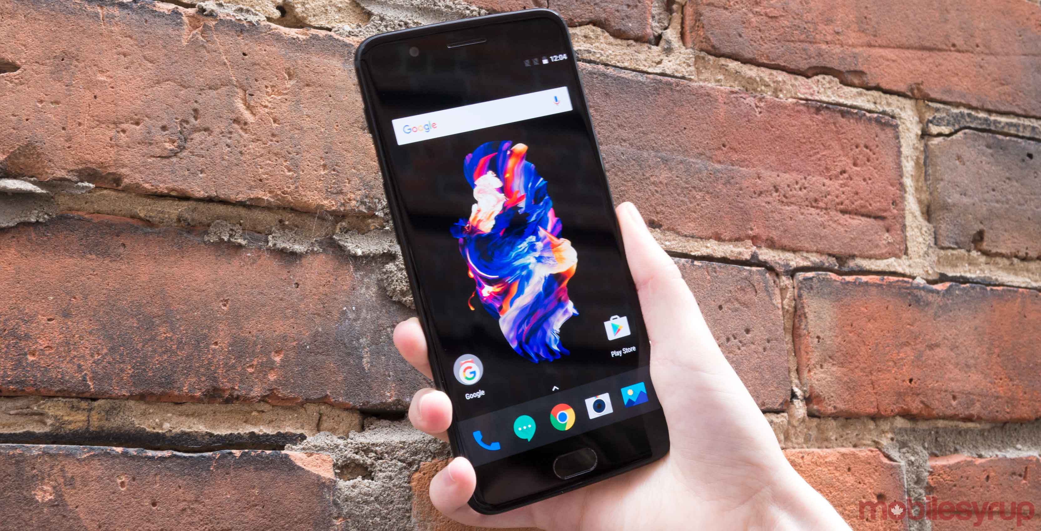 OnePlus 5 front facing