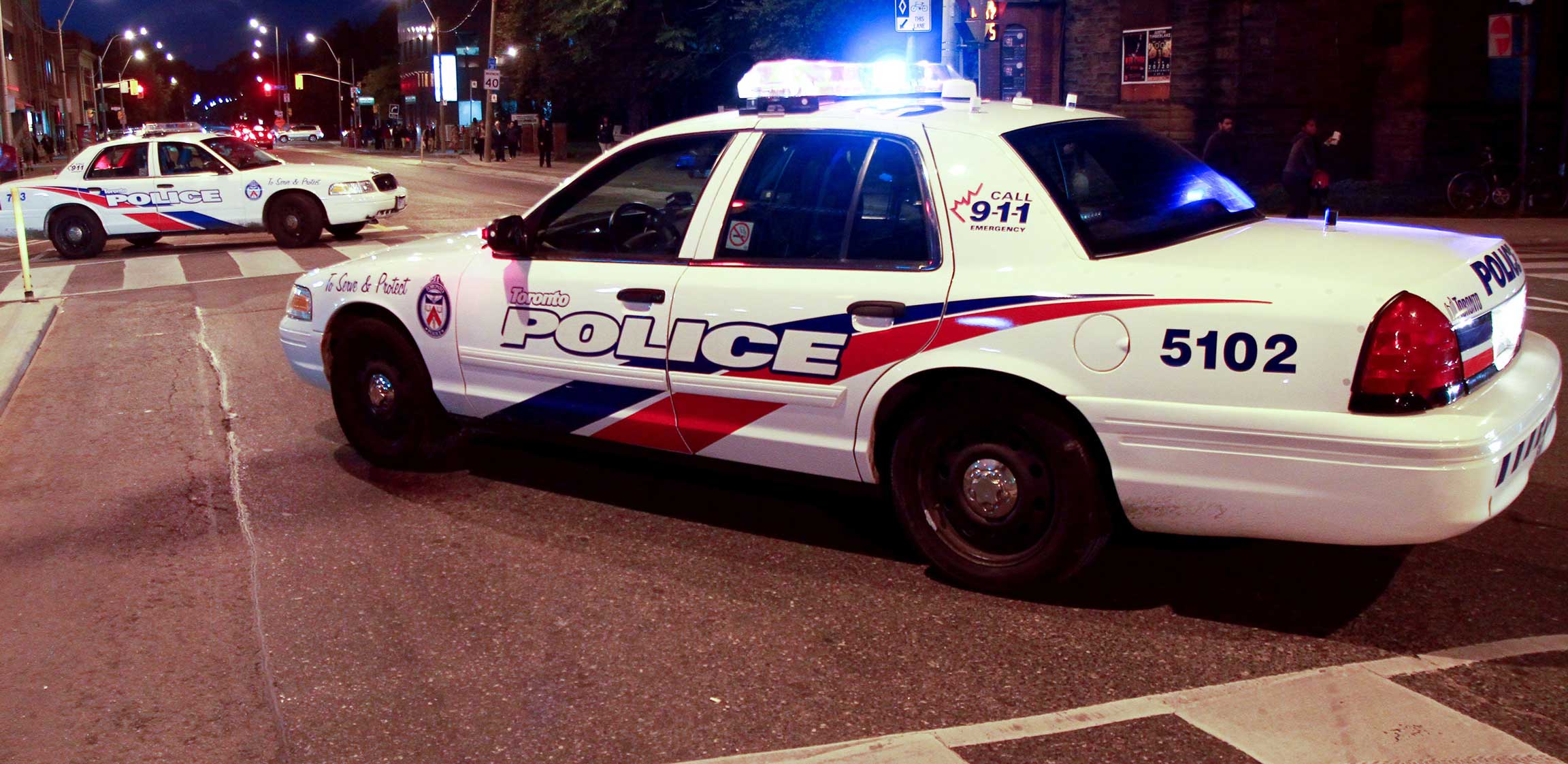 Toronto police cars