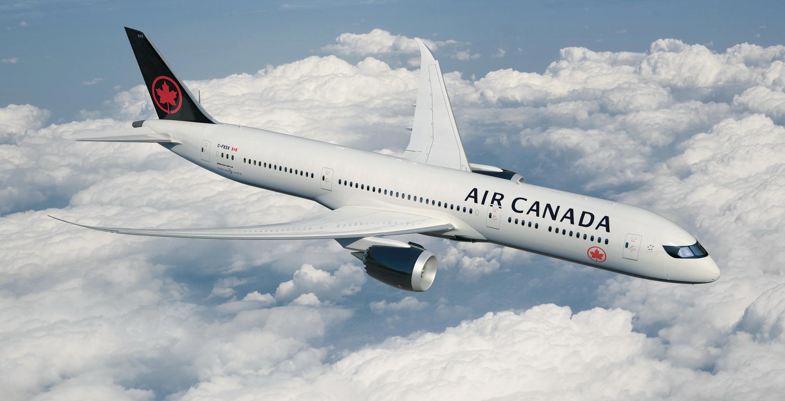 an Air Canada airplane